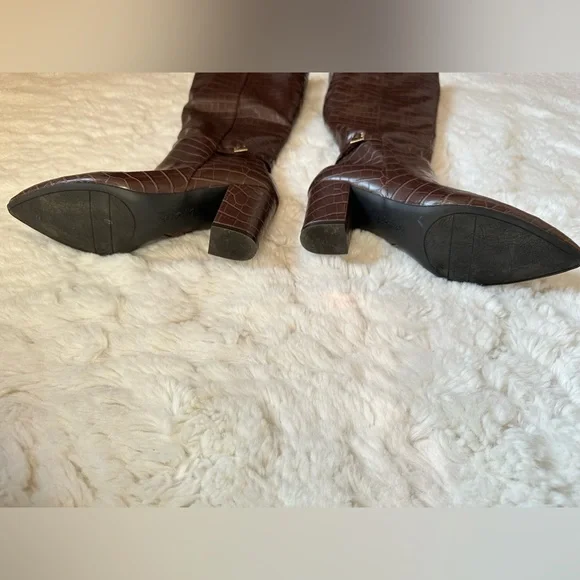 Lifestride Stratford Brown Crocodile Boot; size 6.5 - Picture 4 of 8